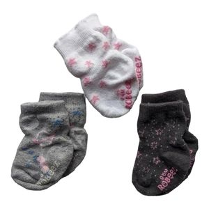 Set Of 3 Robeez Socks - 0-6mth